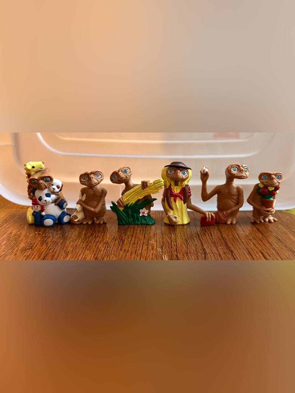 Lot Of 6- E.T Collectible PVC Figures Universal Studios 2002 Extra Terrestrial